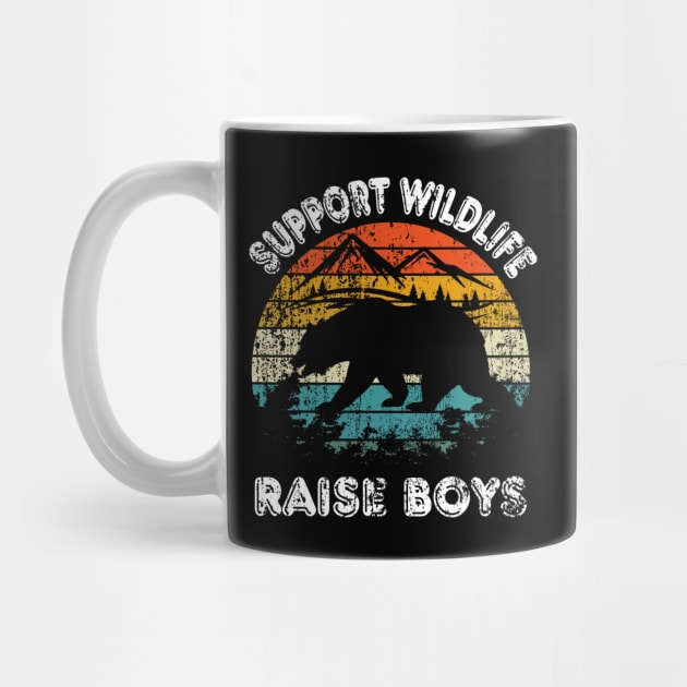 Support Wildlife Raise Boys Gift/ gifts for mom by UranusArts